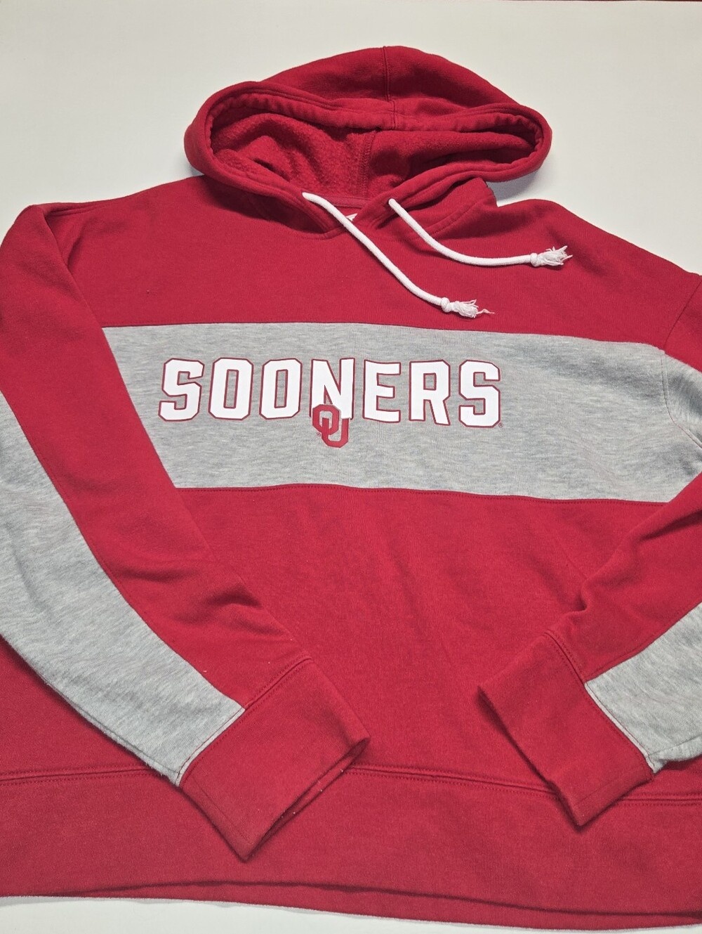 Fanatic Womens OU Sooners hoodie Slightly Cropped M